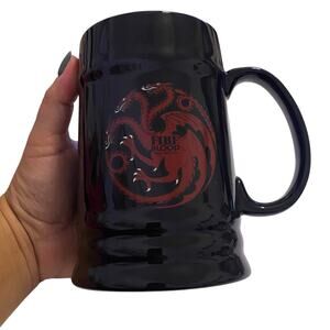 GOT Game of Thrones Mug Black Fire Blood HBO Coffee Cup Tea Dragon Targaryen